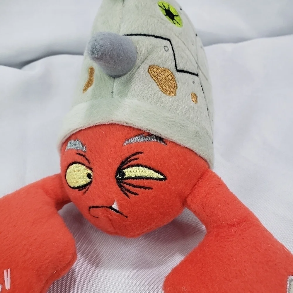 Bark Box Crab Van Goon Dog Toy Crinkle Squeaker Embroidered 8 Inch 2018 NWOT